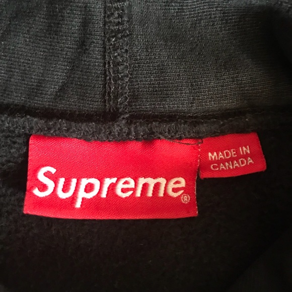 FW14 Supreme Black On Black Box Logo Hoodie - Picture 2 of 8